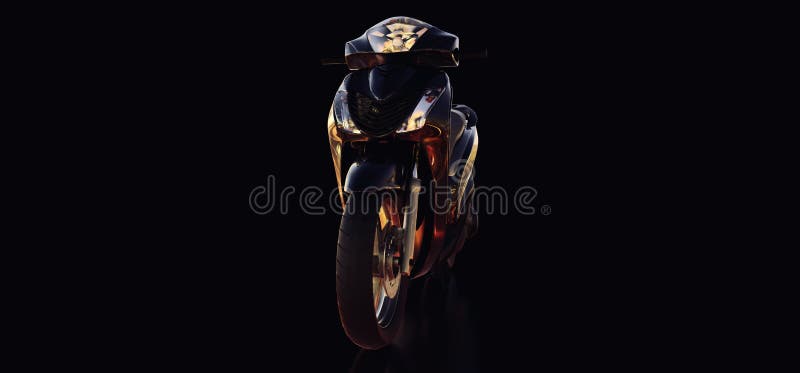 Modern Urban Black Moped on a Black Background. 3d Illustration. Stock Illustration - Illustration of helmet, cartoon: 227378058 Modern Urban Black Moped on a Black Background. 3d Illustration. Stock Illustration - Illustration of helmet, cartoon: 227378058