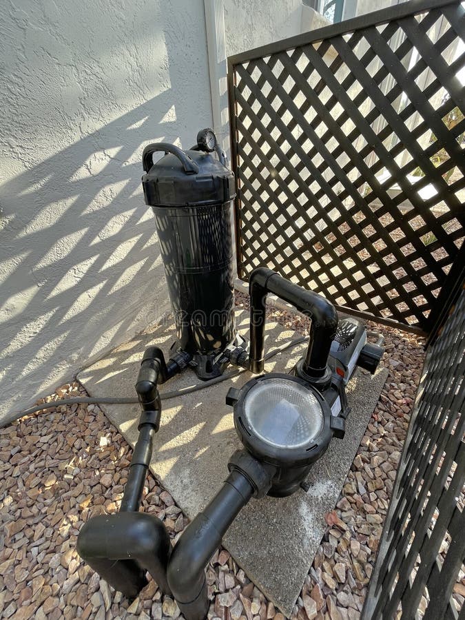 Modern Variable Speed Swimming Pool Pump and Cartridge Filter System