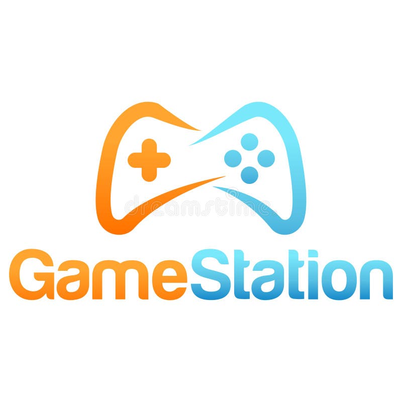 Game Station Logo stock vector. Illustration of multimedia - 111471626