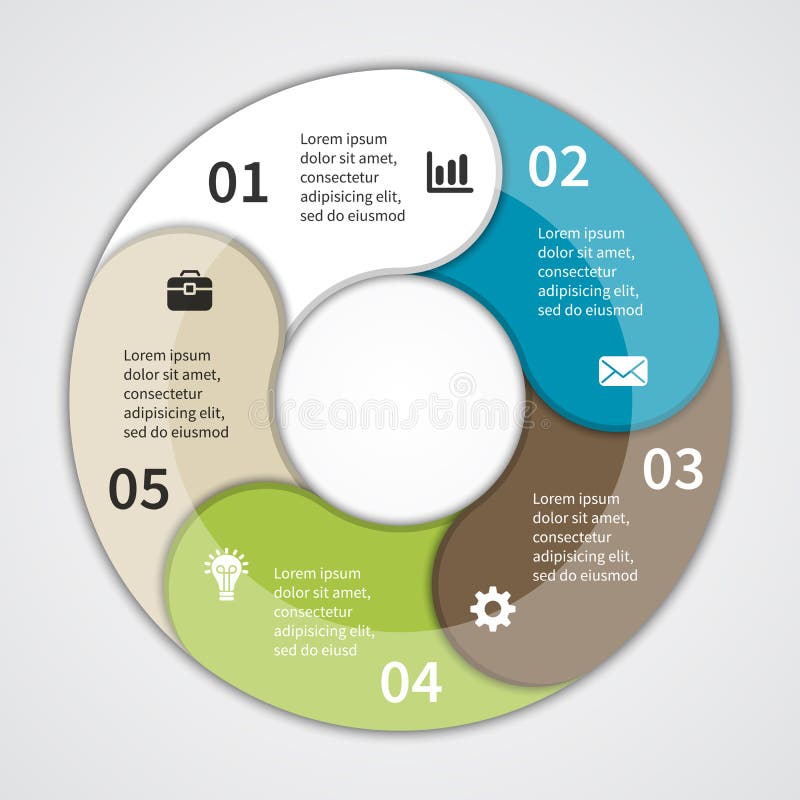 Modern vector info graphic for business project vector illustration