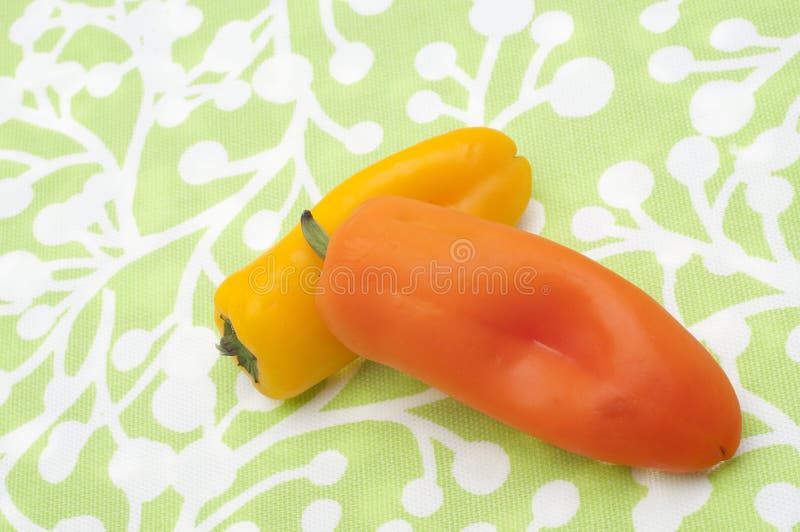 Modern Vibrant Peppers royalty free stock photo