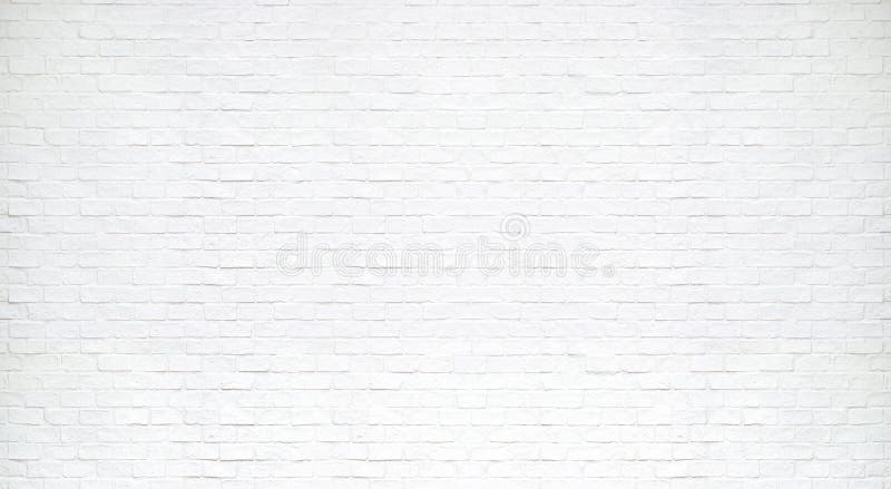 Modern vit textur för tegelstenvägg för bakgrund royaltyfri fotografi