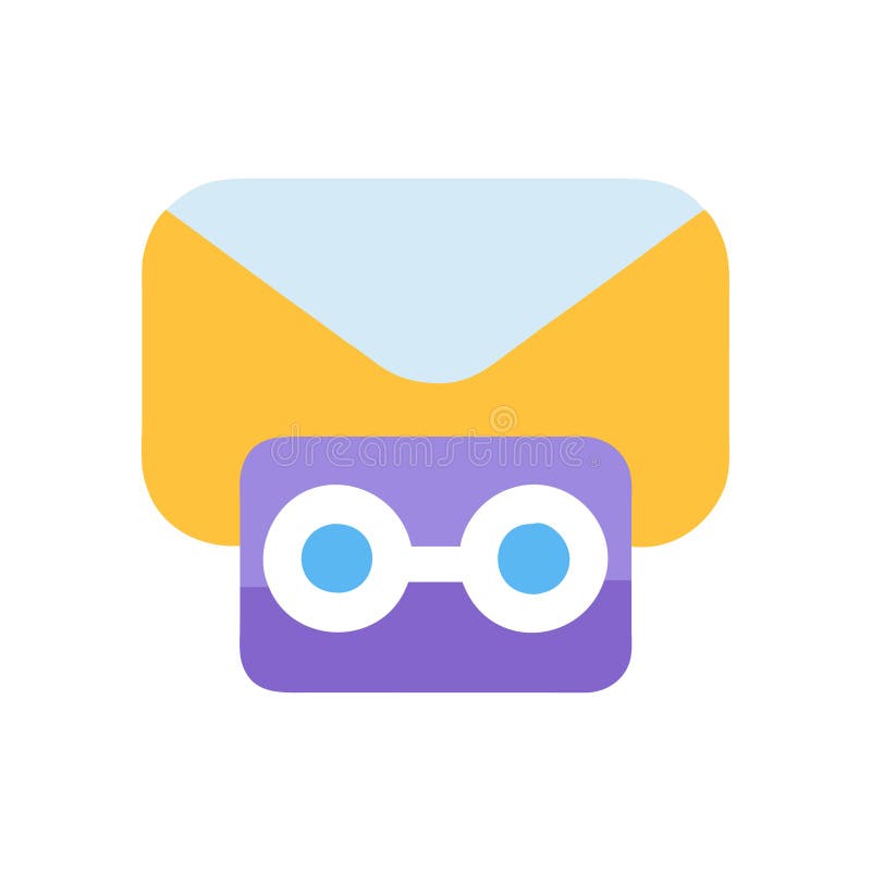 Modern Voice Mail Icon for Instant Messaging royalty free illustration