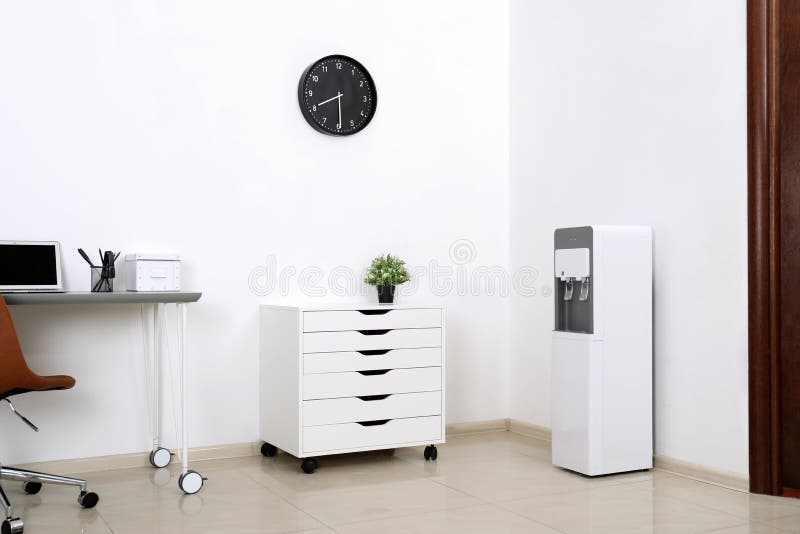 Modern water cooler royalty free stock photos