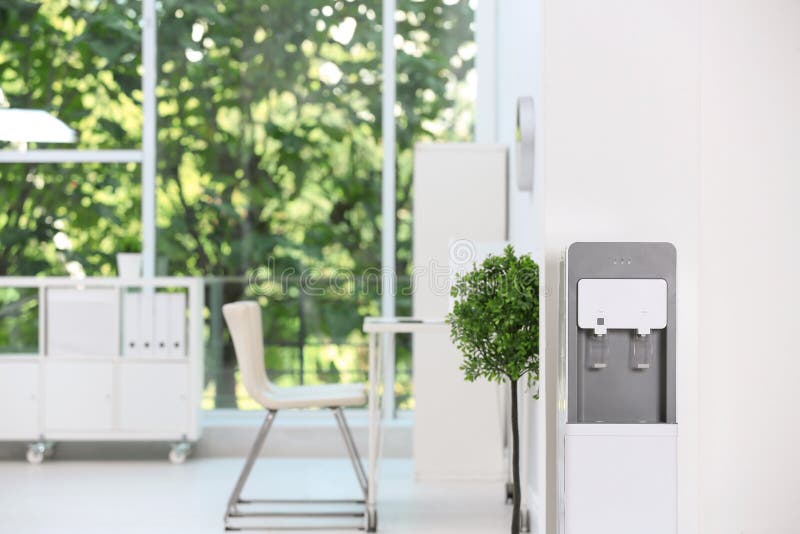 Modern water cooler royalty free stock image