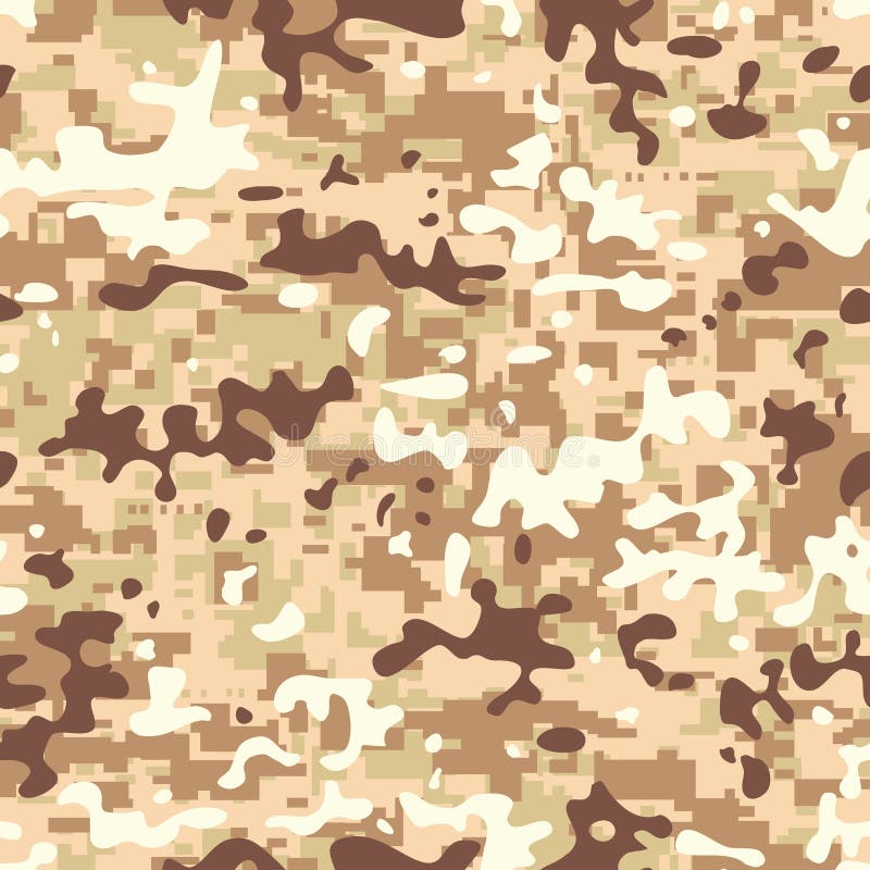 Modern öken Camo royaltyfri illustrationer Modern öken Camo royaltyfri illustrationer