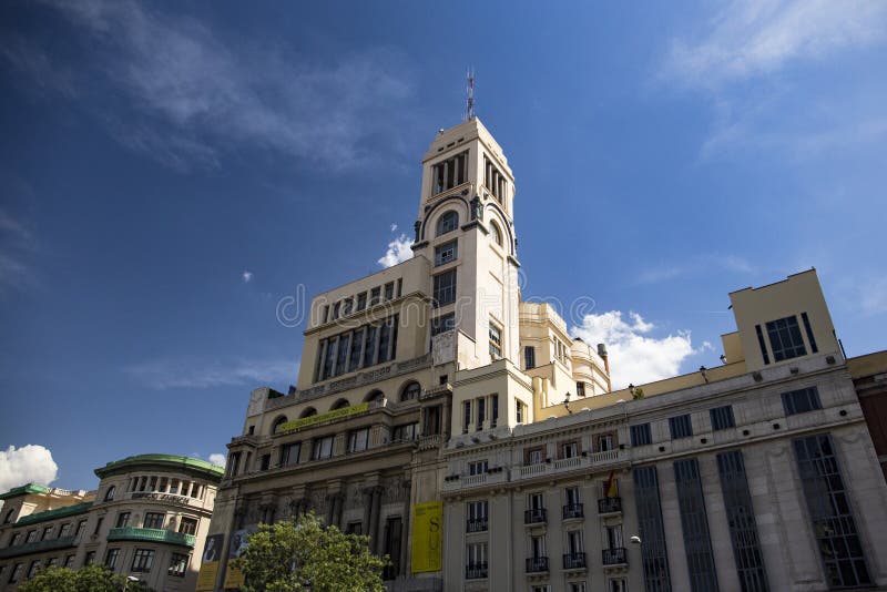 Moderne Architektur In Madrid, Spanien. Stockfoto - Bild ...