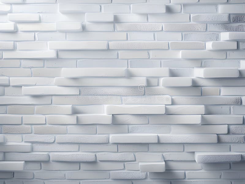 Moderne Backsteinwand 3D-Darstellung vektor abbildung