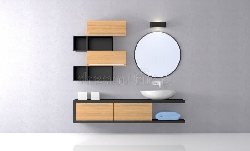 Moderne badkamers vector illustratie Moderne badkamers vector illustratie