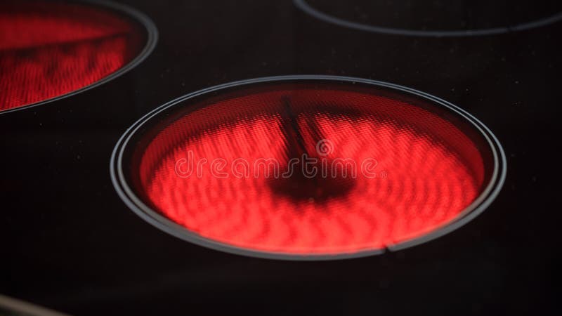 Moderne ceramische cooktop stock foto's Moderne ceramische cooktop stock foto's