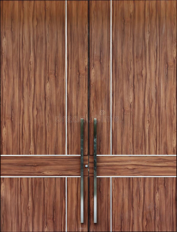 Moderne Eleganz-Holz-Tür