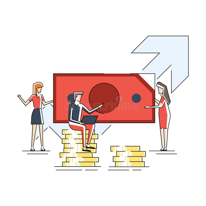 Moderne flache Designleute und Gesch?ftskonzept f?r Investition, bedienungsfreundliches und in hohem Grade kundengerecht Moderner vektor abbildung Moderne flache Designleute und Gesch?ftskonzept f?r Investition, bedienungsfreundliches und in hohem Grade kundengerecht Moderner vektor abbildung