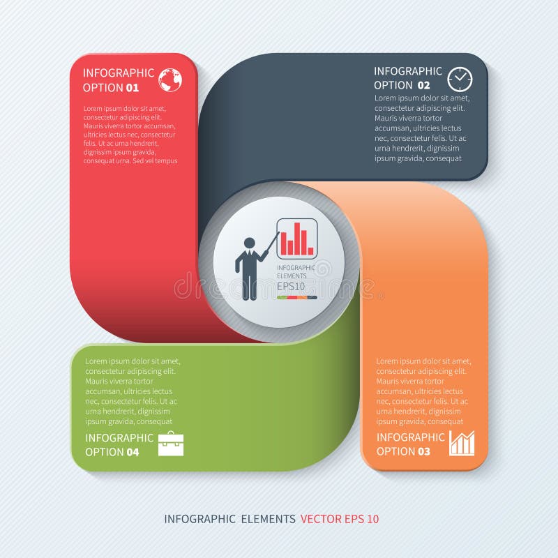 Moderne Geschäft Infographics-Schablone