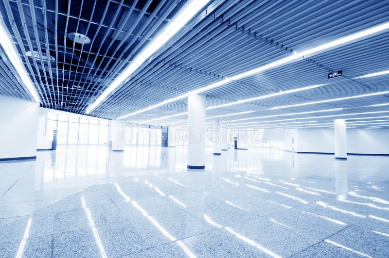 Moderne Halle (Wissenschafts-und Technologie-Museum) Stockfoto - Bild