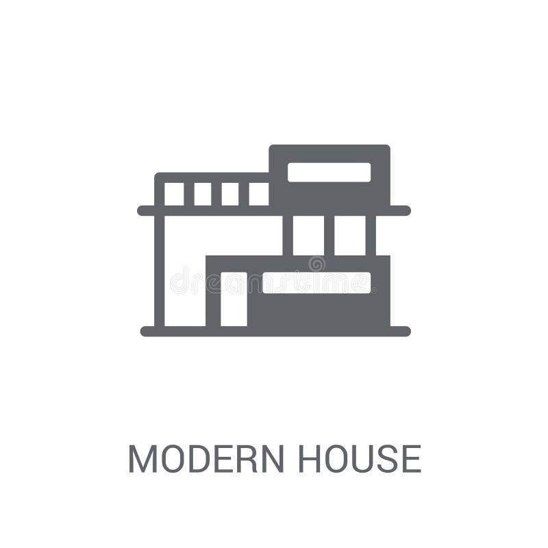 Moderne Hausikone lizenzfreie abbildung Moderne Hausikone lizenzfreie abbildung