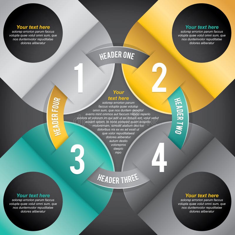 A modern infographic perfect for business, education, project workflow, step-by-step instructions, and more. Vector eps 10. File is layered for easy separation of elements text / graphic elements / background. File contains transparency blends and gradient mesh. A modern infographic perfect for business, education, project workflow, step-by-step instructions, and more. Vector eps 10. File is layered for easy separation of elements text / graphic elements / background. File contains transparency blends and gradient mesh.