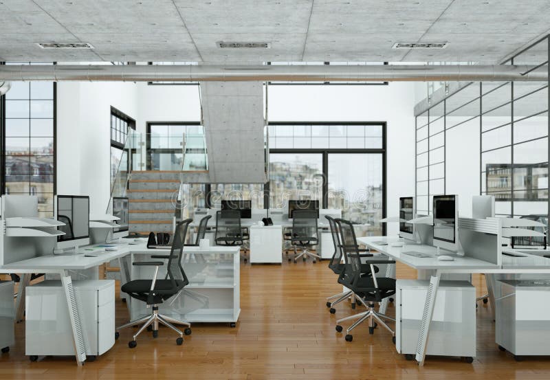 Moderne Innenarchitektur 3d des Innenministeriums Wiedergabe lizenzfreie stockbilder Moderne Innenarchitektur 3d des Innenministeriums Wiedergabe lizenzfreie stockbilder