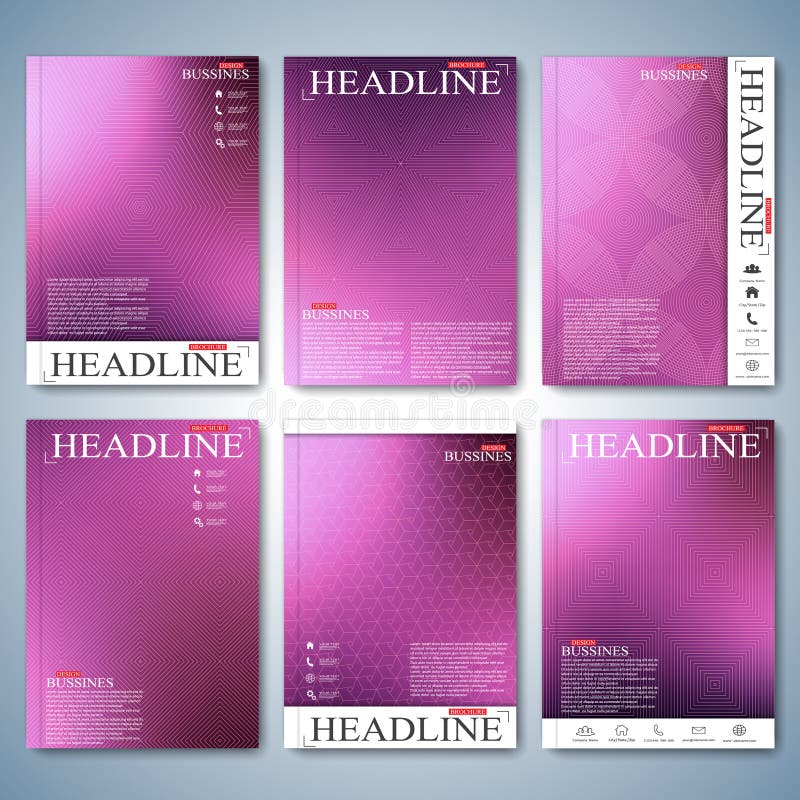 Moderne reeks van brochure, vlieger, boekje, dekking of jaarverslag in A4 grootte voor uw ontwerp Vector illustratie vector illustratie Moderne reeks van brochure, vlieger, boekje, dekking of jaarverslag in A4 grootte voor uw ontwerp Vector illustratie vector illustratie