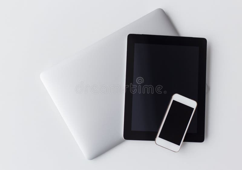 Moderne Technologiegeräte lizenzfreie stockbilder