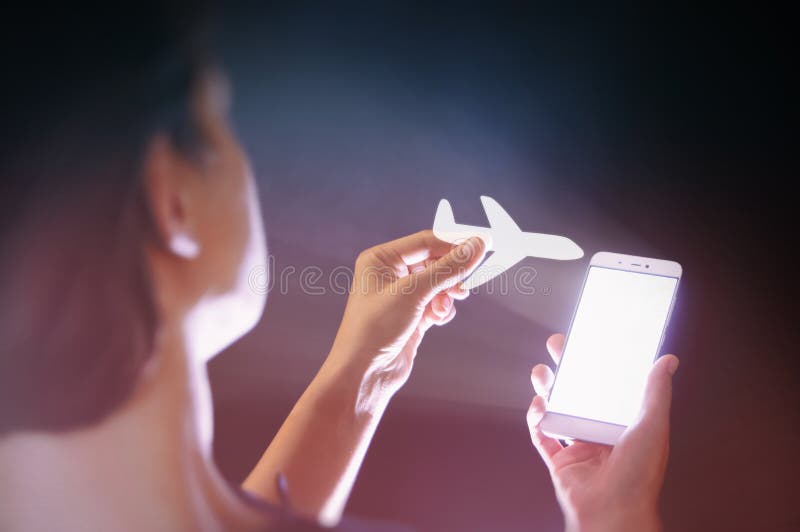 Moderne technologieën in luchtvervoer royalty-vrije stock afbeelding Moderne technologieën in luchtvervoer royalty-vrije stock afbeelding