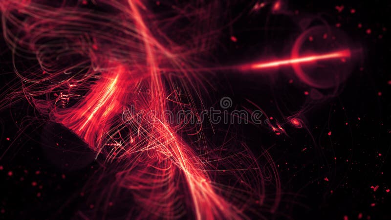 Moderner abstrakter Hintergrund des Raumphantasie Fractal-Lichtes lizenzfreie abbildung