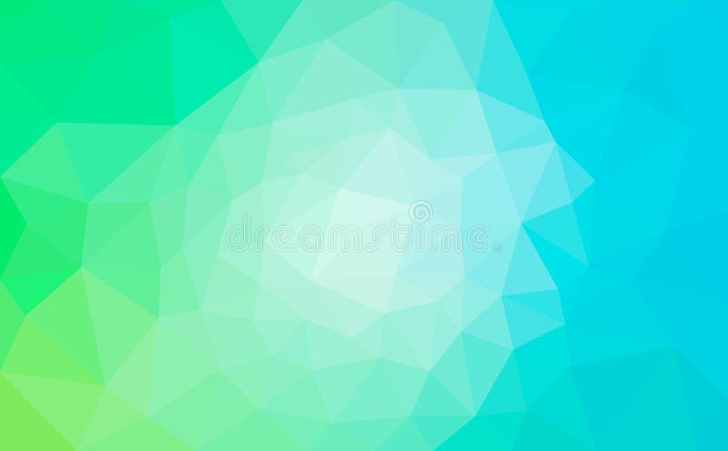 Moderner blau-grüner abstrakter polygonaler Mosaikhintergrund Geometrisches Texturhintergrund im Origami-Stil