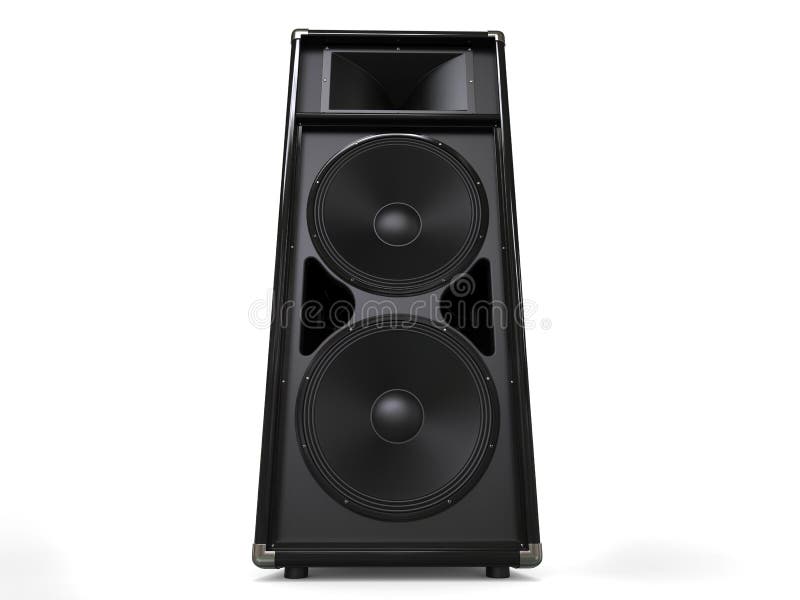 Moderner eleganter Hifisprecher stock abbildung