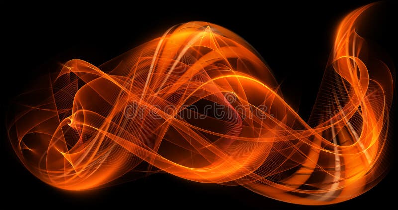 Moderner Flammenhintergrund der orange dynamischen Farbzusammenfassung