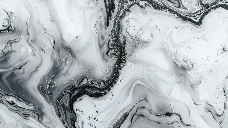 Moderner Kunststil mit dynamisch abstrakter, monochromer Marmorstruktur stilvoll und elegant. Hochauflösende abstrakte, monochrome Marmortextur, perfekt für moderne Kunsthintergründe und Branding. ai generiert