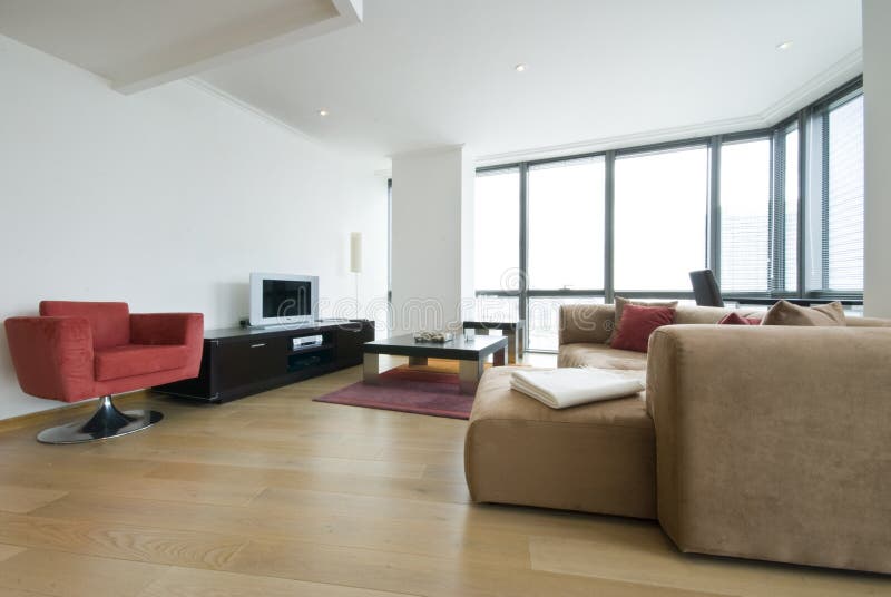 Modernes Großraumwohnzimmer stockfotos Modernes Großraumwohnzimmer stockfotos