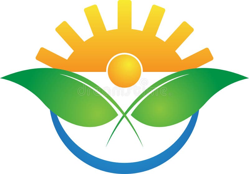 Modernes Landwirtschaftszeichen lizenzfreie abbildung Modernes Landwirtschaftszeichen lizenzfreie abbildung