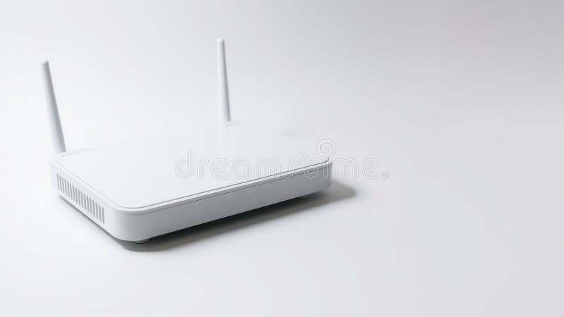Modernes WiFi Router Wireless Internet stock abbildung