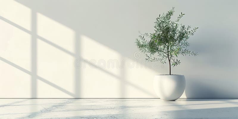 Moderni interni luminosi che rendono l'illustrazione di un'immagine distorta illustrazione di stock