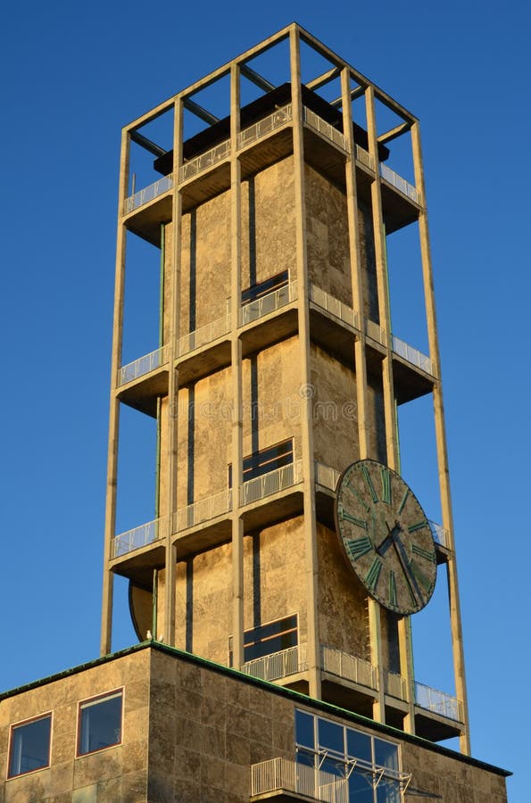 City hall building and tower, Aarhus, Denmark