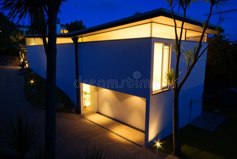 Casa moderna di design fotografia stock libera da diritti