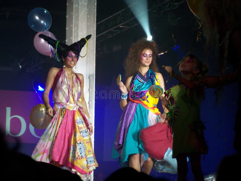 Modeshow - Redactie slechts Gebruik