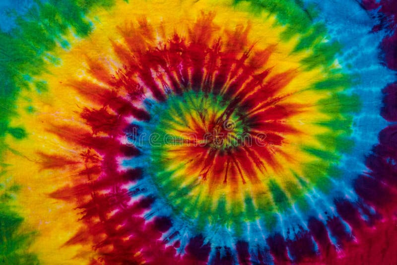 Modieuze kleurrijke retro abstract psychedelisch ontwerp van dye swirl
