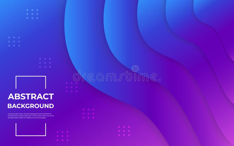 Modny abstrakcjonistyczny tło Geometryczny wzór z gradientowymi kształtami Minimalny Graficzny projekt ilustracja wektor
