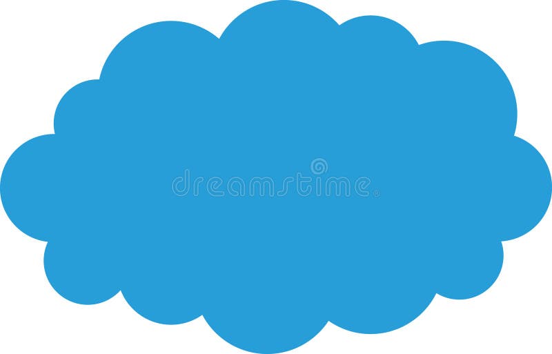 Trendy think bubble in flat style. Think bubble isolated on white background. Cloud line icon Vector art. Trendy think bubble in flat style. Think bubble isolated on white background. Cloud line icon Vector art