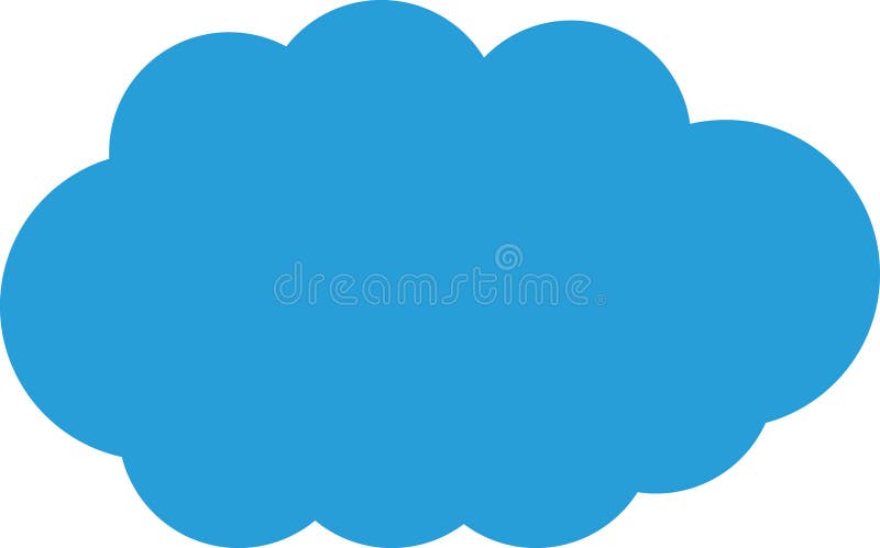 Trendy think bubble in flat style. Think bubble isolated on white background. Cloud line icon Vector art. Trendy think bubble in flat style. Think bubble isolated on white background. Cloud line icon Vector art