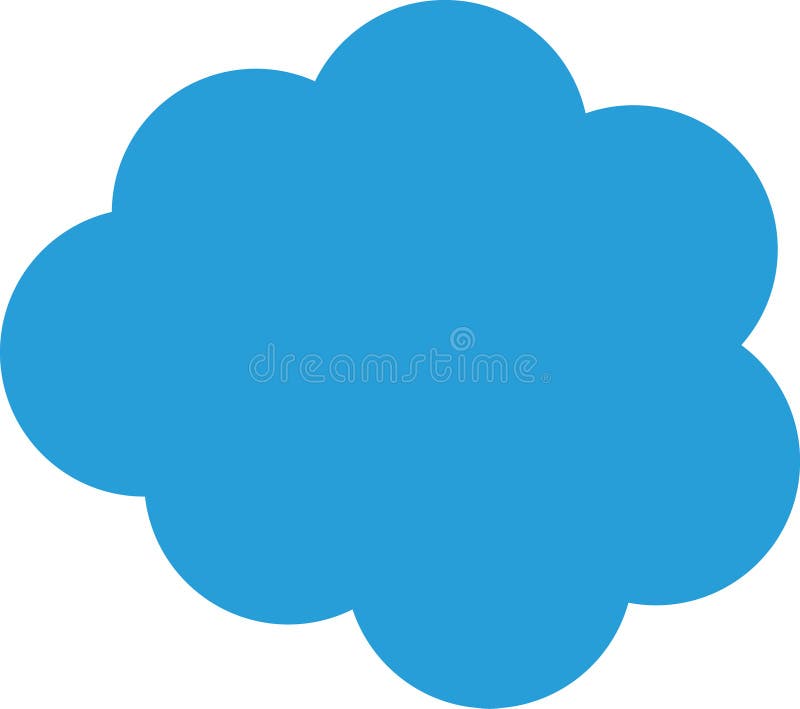 Trendy think bubble in flat style. Think bubble isolated on white background. Cloud line icon Vector art. Trendy think bubble in flat style. Think bubble isolated on white background. Cloud line icon Vector art