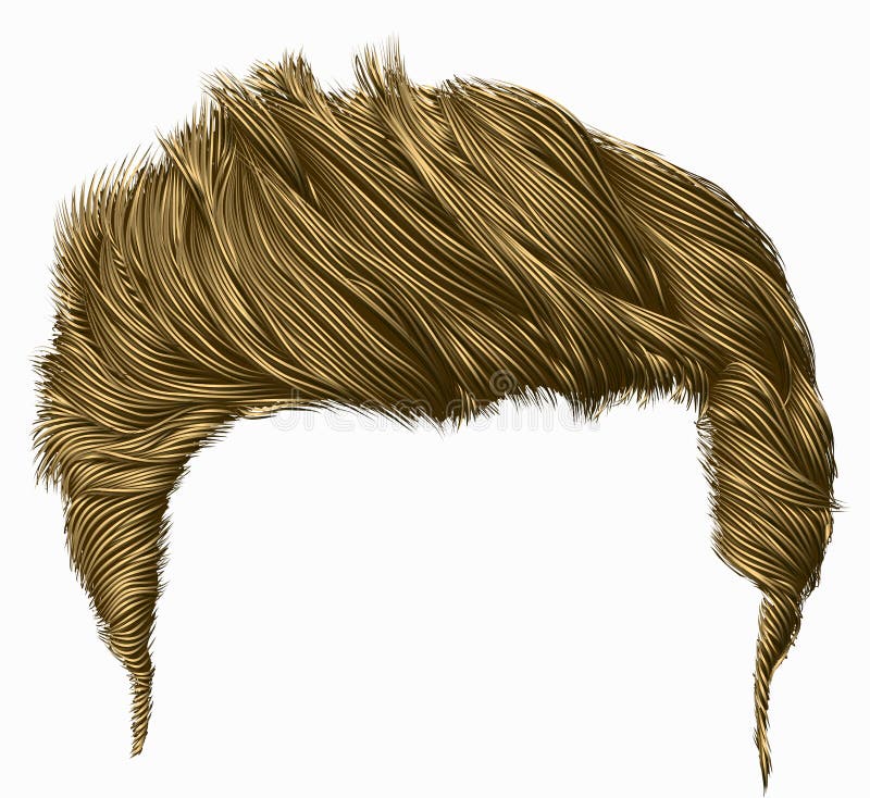 Modny elegancki mężczyzna hairs kraniec wysoki włosiany tytułowanie Realistyczny 3d ilustracji Modny elegancki mężczyzna hairs kraniec wysoki włosiany tytułowanie Realistyczny 3d ilustracji