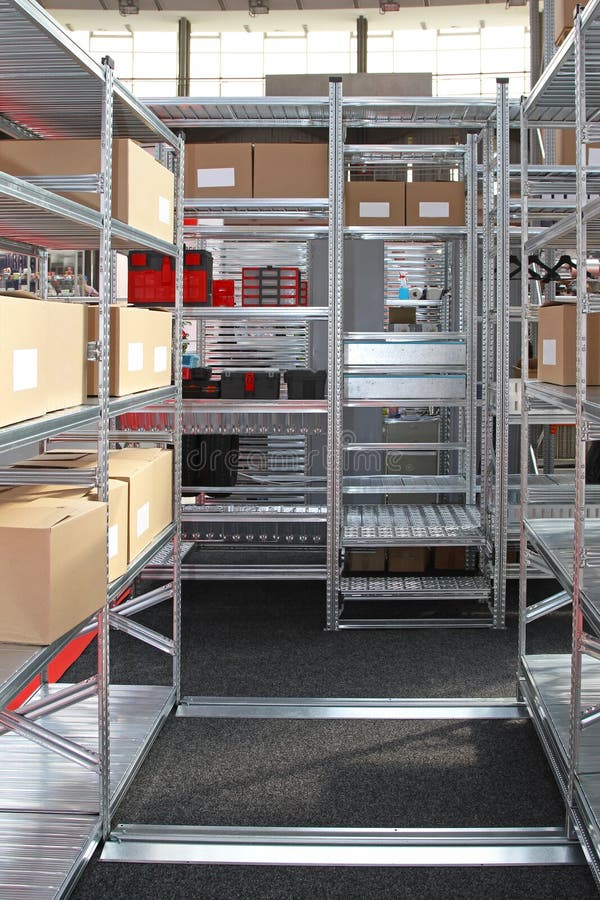 Modular Metal Shelving stock photo. Image of modular 179876650