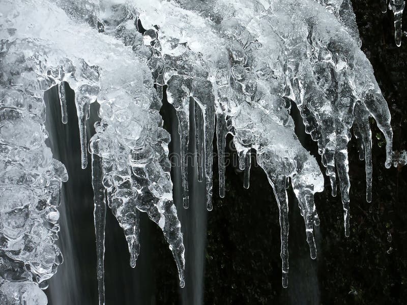 Modulo astratto del ghiaccio in inverno
