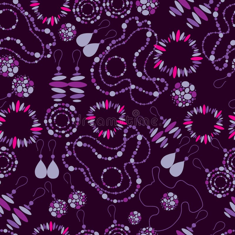 Vector seamless pattern of fashion jewelry (from my big vector Fashion collection). Vector seamless pattern of fashion jewelry (from my big vector Fashion collection)