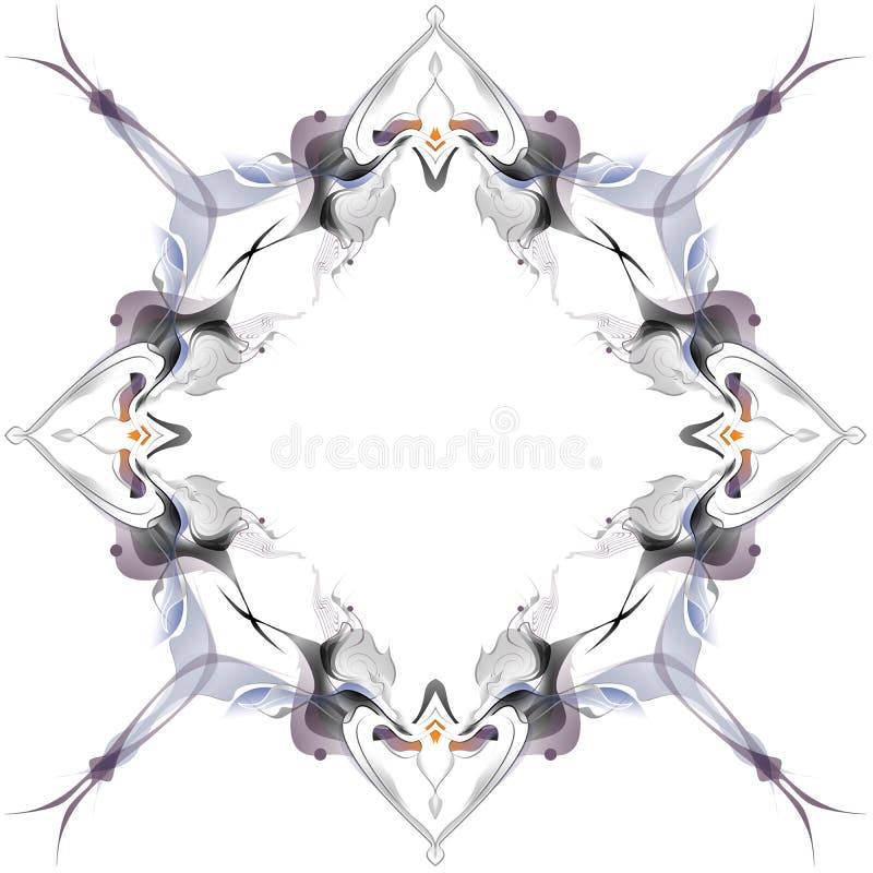 Motif hivernal abstrait de style Art nouveau illustration libre de droits