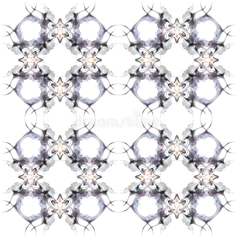 Modèle abstrait d'hiver dans le style d'Art Nouveau illustration libre de droits