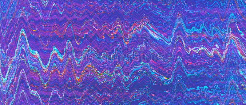 Modèle abstrait hallucinogène liquide coloré illustration stock
