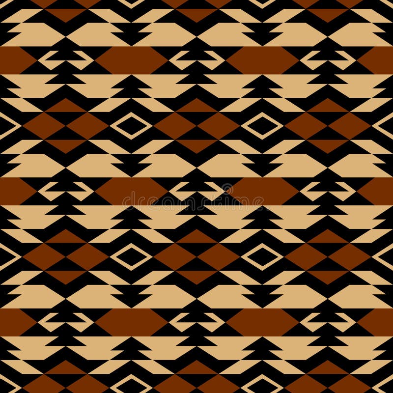 Modèle aztèque d'inspiration de textile de Navajo Indien d'Amerique indigène illustration de vecteur Modèle aztèque d'inspiration de textile de Navajo Indien d'Amerique indigène illustration de vecteur