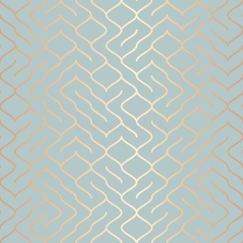 Modèle d'or géométrique d'élément de vecteur sans couture Ligne abstraite texture d'en cuivre de fond sur le vert bleu Minimalist illustration stock Modèle d'or géométrique d'élément de vecteur sans couture Ligne abstraite texture d'en cuivre de fond sur le vert bleu Minimalist illustration stock